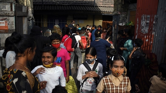 Last week, the Maharashtra government allowed the offline classes to resume from January 24 after Chief Minister Uddhav Thackeray approved a proposal to this effect that was sent to him by the school education department.(ANI)
