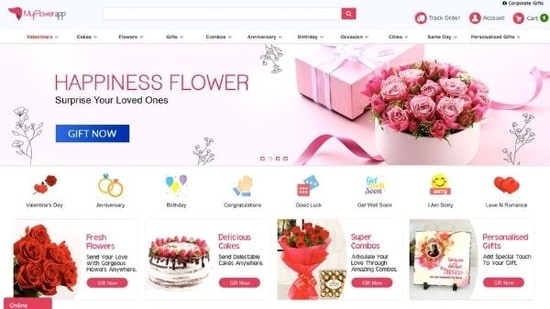 Gift and Flower Delivery App UI Kit #154213 - TemplateMonster