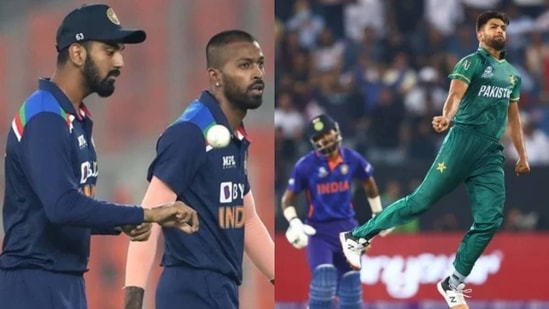 KL Rahul and Hardik Pandya; Haris Rauf