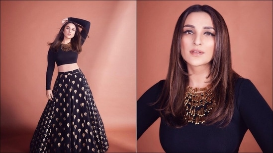 Striking sultry poses for the camera, Parineeti set fans swooning and we don't blame them. She was styled by fashion stylists Tanya Ghavri and Ekta Shah. &nbsp;(Instagram/parineetichopra)