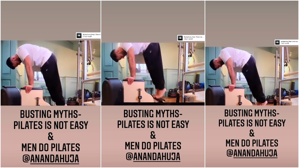 Anand Ahuja proves men can also do Pilates. Anand Ahuja proves men can also do Pilates. 