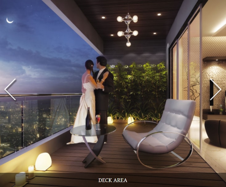A representational image of the deck area.