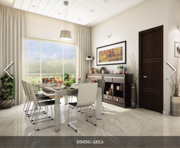 A representational image of the dining area.