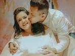 Aditya Narayan and Shweta Aggarwal at their baby shower. Aditya Narayan and Shweta Aggarwal at their baby shower.