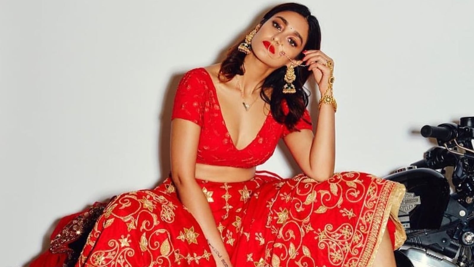 Ileana D Cruz lays badass fashion inspo in sultry red lehenga