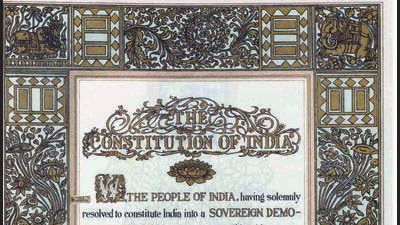When the Constitution was formally adopted on January 26, 1950, it represented a fundamental rupture in the social, economic and political history of the country. (HT PHoto) When the Constitution was formally adopted on January 26, 1950, it represented a fundamental rupture in the social, economic and political history of the country. (HT PHoto)