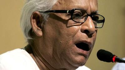 Former West Bengal chief minister Buddhadeb Bhattacharjee was named for the Padma Bhushan hours before his party, CPI (M) announced his decision not to accept it. (Reuters)