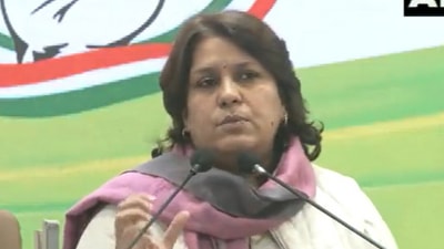 Addressing the media, Congress spokesperson Supriya Shrinate said the battle that the grand old party is fighting needs bravery and courage and “coward” people cannot handle the same. Addressing the media, Congress spokesperson Supriya Shrinate said the battle that the grand old party is fighting needs bravery and courage and “coward” people cannot handle the same.