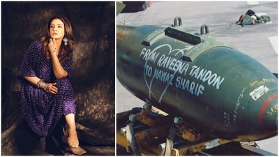 Raveena Tandon said she learnt about the bombs much later. Raveena Tandon said she learnt about the bombs much later.
