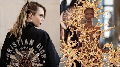 Paris Couture Week: Maskless Cara Delevingne irks at Dior show, Schiaparelli makes return on runway Paris Couture Week: Maskless Cara Delevingne irks at Dior show, Schiaparelli makes return on runway