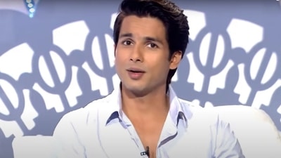 Shahid Kapoor during his appearance on Simi Garewal's show India's Most Desirable. Shahid Kapoor during his appearance on Simi Garewal's show India's Most Desirable.