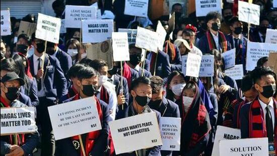 Eastern Nagaland People’s Organisation (ENPO), the apex body of several Naga tribes, declared non-cooperation with the armed forces until justice is delivered to the Oting victims’ families (File/ANI Photo)