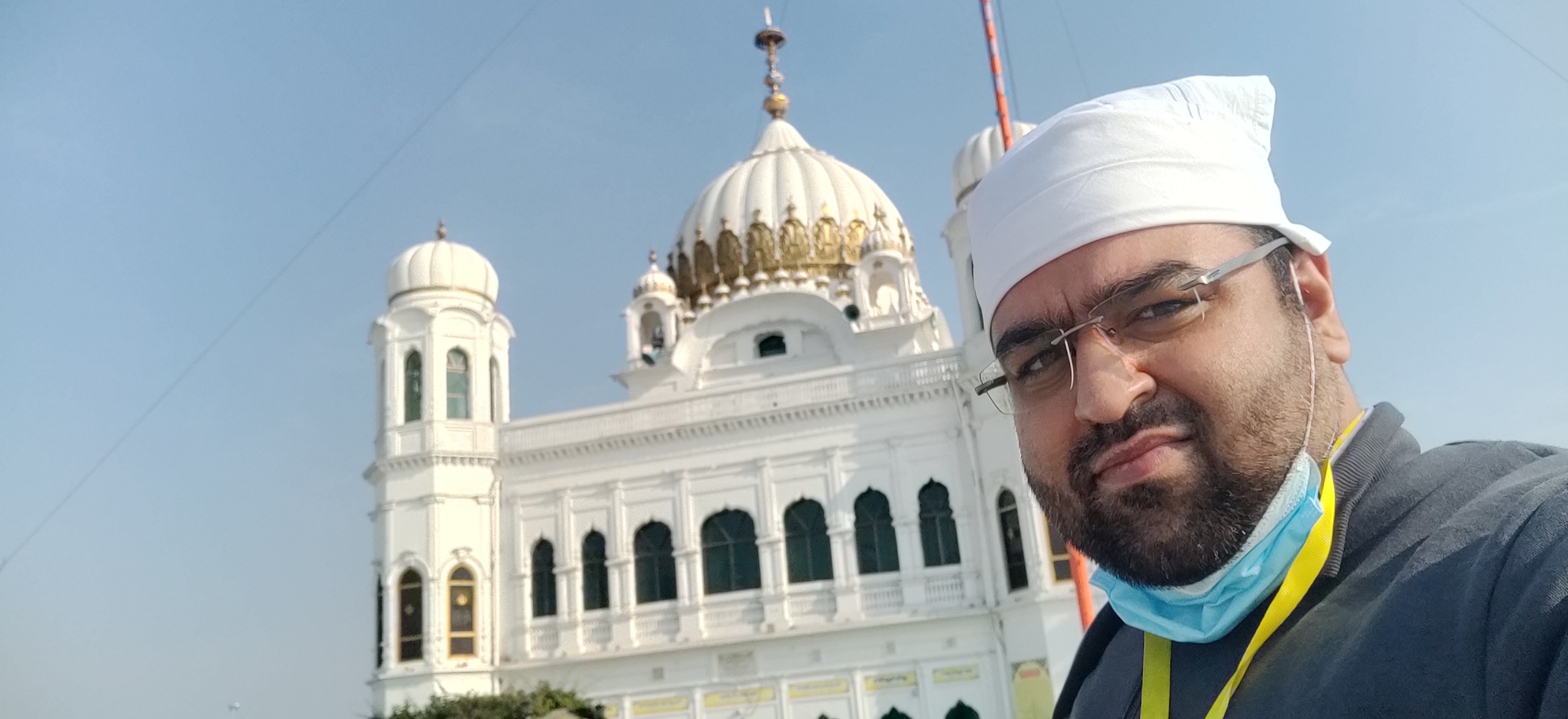 Sunny Menghi at Kartarpur Corridor in Pakistan Sunny Menghi at Kartarpur Corridor in Pakistan