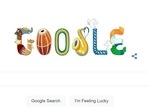 Google Doodle depicting elements of Republic Day parade. Google Doodle depicting elements of Republic Day parade.