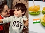 Kareena Kapoor shared a picture of Taimur's breakfast. Kareena Kapoor shared a picture of Taimur's breakfast. 
