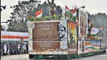 Kolkata, India - January 26, 2022: Netaji tableau (in the view of 125th birth anniversary of Netaji Subhas Chandra Bose) of West Bengal Government, which was rejected by Central Government for the parade at Rajpath in Delhi this year, during 73rd Republic Day event at Red Road in Kolkata, West Bengal, India on Wednesday, January 26, 2022. (Photo by Samir Jana/Hindustan Times) (Samir Jana/HT Photo) Kolkata, India - January 26, 2022: Netaji tableau (in the view of 125th birth anniversary of Netaji Subhas Chandra Bose) of West Bengal Government, which was rejected by Central Government for the parade at Rajpath in Delhi this year, during 73rd Republic Day event at Red Road in Kolkata, West Bengal, India on Wednesday, January 26, 2022. (Photo by Samir Jana/Hindustan Times) (Samir Jana/HT Photo)