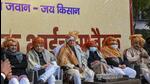 Union minister Amit Shah during a meeting with Jat leaders from UP, ahead of the upcoming elections, at the residence of BJP MP Parvesh Verma, in New Delhi, on Wednesday. (PTI) Union minister Amit Shah during a meeting with Jat leaders from UP, ahead of the upcoming elections, at the residence of BJP MP Parvesh Verma, in New Delhi, on Wednesday. (PTI)