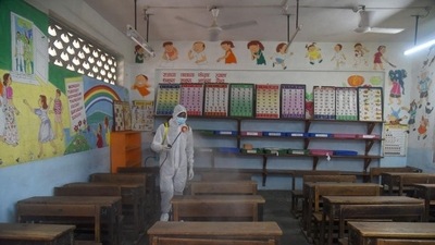According to a PTI report, Sisodia also spoke about how online education can never replace offline education and that excessive caution is now harming students. (HT file photo) According to a PTI report, Sisodia also spoke about how online education can never replace offline education and that excessive caution is now harming students. (HT file photo)