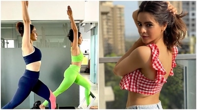 Aamna Sharif's High Lunge Pose for Pilates session is perfect midweek workout, here's why you should do it Aamna Sharif's High Lunge Pose for Pilates session is perfect midweek workout, here's why you should do it