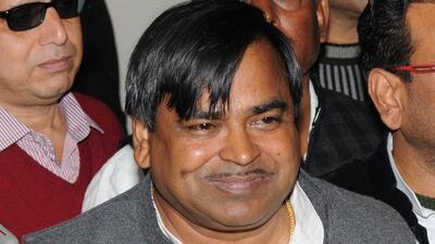 UP elections 2022: Gayatri Prasad Prajapati was sentenced to life in November 2021 for gang-rape of a woman between 2015 and 2016 when he was Akhilesh Yadav’s mining minister in UP. UP elections 2022: Gayatri Prasad Prajapati was sentenced to life in November 2021 for gang-rape of a woman between 2015 and 2016 when he was Akhilesh Yadav’s mining minister in UP.
