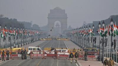 At least 27,000 police personnel were also posted for the Republic Day security arrangement apart from personnel from the paramilitary forces. (ANI) At least 27,000 police personnel were also posted for the Republic Day security arrangement apart from personnel from the paramilitary forces. (ANI)