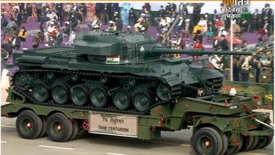 Detachments of Centurion Tank in the Republic Day parade at the Rajpath in Delhi. Detachments of Centurion Tank in the Republic Day parade at the Rajpath in Delhi.