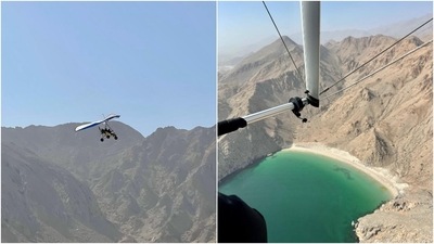 Here's a view from Manushi's microlight flying session. It looks breathtaking. (Instagram/@manushi_chhillar)
