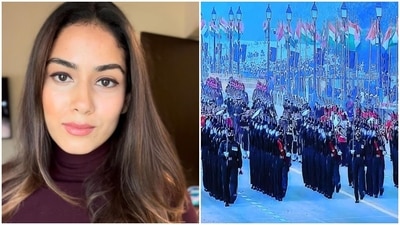 Mira Rajput shares pictures of the Republic Day parade on Instagram. Mira Rajput shares pictures of the Republic Day parade on Instagram.