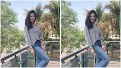 Karishma dropped major winter fashion cues for us as she posed in the attire. (Instagram/@karishmaktanna)