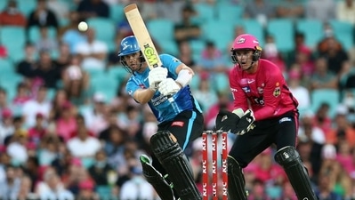 Jay Lenton playing for the Sixers. (Twitter/Sydney Sixers) Jay Lenton playing for the Sixers. (Twitter/Sydney Sixers)