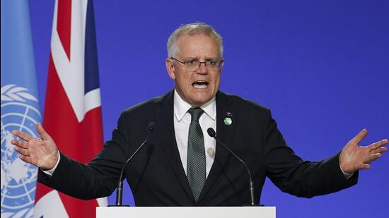 In a brief video message, Prime Minister Scott Morrison noted that India’s Republic Day celebrations coincided with Australia Day. (File/Pool Photo via AP)