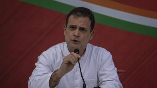 Congress party leader Rahul Gandhi added that many other accounts, including government accounts, tweeted the same photograph but no action was taken against them. (AP)