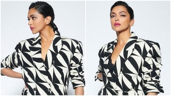 Deepika Padukone is unstoppable queen of fashion in <span class='webrupee'>₹</span>90k mini blazer dress for Gehraiyaan promotions