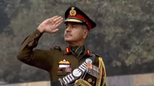 Lieutenant General Vijay Kumar Mishra leading the Republic Day parade at Rajpath, New Delhi.&nbsp;(ANI)