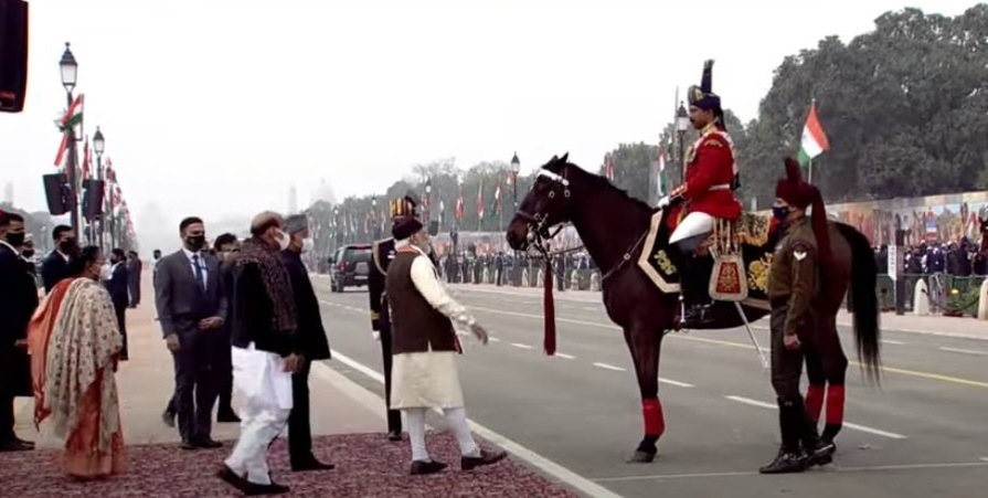 President's bodyguard horse Virat, who was included in the bodyguard family in 2003. President's bodyguard horse Virat, who was included in the bodyguard family in 2003.