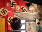 A man visits the Yad Vashem Holocaust Remembrance Centre in Jerusalem on the eve of International Holocaust Remembrance Day.