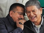 Congress leaders Kishore Upadhyay and Harish Rawat had been at loggerheads and the tussle came out in the open several forums in the past few years.(Vinay Santosh Kumar /HT File Photo) Congress leaders Kishore Upadhyay and Harish Rawat had been at loggerheads and the tussle came out in the open several forums in the past few years.(Vinay Santosh Kumar /HT File Photo)