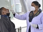 The cumulative Covid-19 caseload of the Delhi has touched 18,15,288. (Harsimar Pal Singh/HT) The cumulative Covid-19 caseload of the Delhi has touched 18,15,288. (Harsimar Pal Singh/HT)