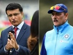 Sourav Ganguly and Ravi Shastri.&nbsp;