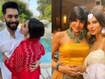 Mouni Roy shared a picture with Suraj Nambiar on Instagram. Mandira Bedi posted a photo with the bride-to-be. Mouni Roy shared a picture with Suraj Nambiar on Instagram. Mandira Bedi posted a photo with the bride-to-be.
