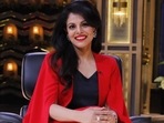 Namita Thapar on the sets of Shark Tank India. (Instagram) Namita Thapar on the sets of Shark Tank India. (Instagram)