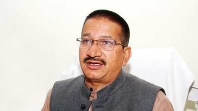Former Uttarakhand Congress president Kishore Upadhyay joins BJP. (HT file) Former Uttarakhand Congress president Kishore Upadhyay joins BJP. (HT file)