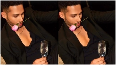 Styled by hair stylist Gautam Arora, in a crew cut hairstyle with gel looks, Siddhant posed for the pictures. (Instagram/@siddhantchaturvedi)