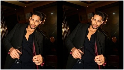"Kal phir milenge keh de, par aaj jaane de (Say that we'll meet tomorrow, but let me go today)," Siddhant captioned the pictures with these words. (Instagram/@siddhantchaturvedi)