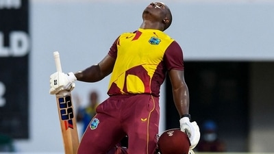 West Indies batter Rovman Powell scored his maiden T20I ton (Twitter) West Indies batter Rovman Powell scored his maiden T20I ton (Twitter)