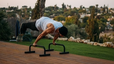 4. Use your body weight: Bodyweight exercises are simply exercising without adding any additional weight or equipment. Think lunges, planks, squats, push-ups and more. They are easy to do at home if you follow the correct form. They help to build strength, stay fit and tone muscle. (Pixabay) 4. Use your body weight: Bodyweight exercises are simply exercising without adding any additional weight or equipment. Think lunges, planks, squats, push-ups and more. They are easy to do at home if you follow the correct form. They help to build strength, stay fit and tone muscle. (Pixabay)