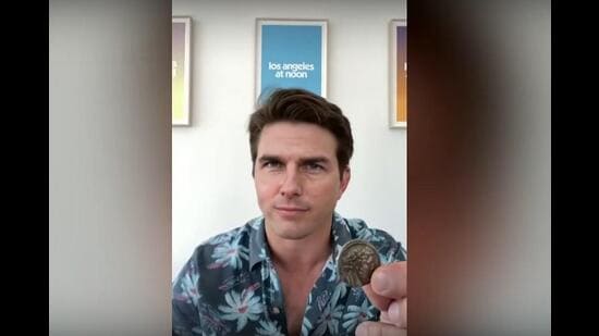 A still from the TikTok channel DeepTomCruise, which is populated entirely by deepfake videos of the actor. Creator Chris Umé told CBS News he also uses a Tom Cruise impersonator for the voice and body movements.