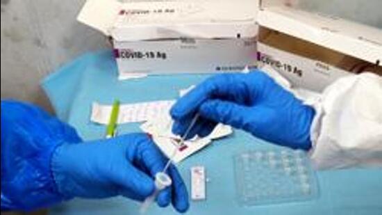 The company said the home-based kit can successfully detect the Sars-CoV-2 virus including the Omicron variant. (Bloomberg/Representative image) The company said the home-based kit can successfully detect the Sars-CoV-2 virus including the Omicron variant. (Bloomberg/Representative image)