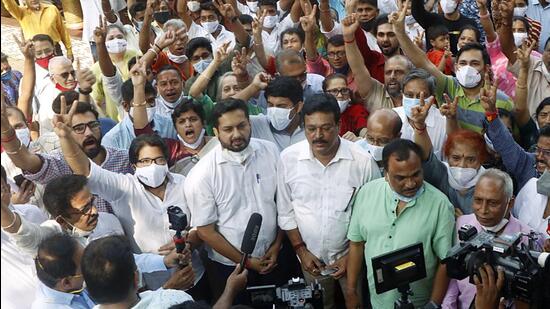 Utpal Parrikar, son of former Goa Chief Minister Manohar Parrikar, speaks to the media after filing his nomination as an Independent candidate from the Panaji assembly constituency for the upcoming Goa Assembly Elections in Panaji on Thursday. (ANI PHOTO.) Utpal Parrikar, son of former Goa Chief Minister Manohar Parrikar, speaks to the media after filing his nomination as an Independent candidate from the Panaji assembly constituency for the upcoming Goa Assembly Elections in Panaji on Thursday. (ANI PHOTO.)
