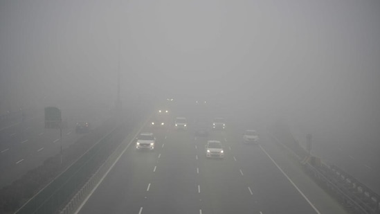 Ludhiana, Patiala, Gurdaspur, Adampur and Halwara in Punjab and Karnal and Ambala in Haryana witnessed fog in the morning.(HT_PRINT)